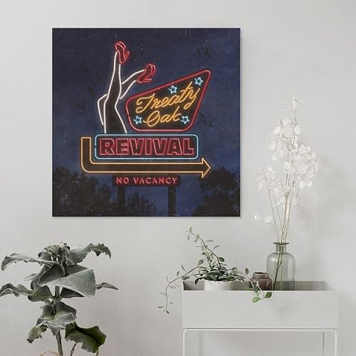 No Vacancy - Treaty Oak Revival Canvas Poster Bedroom Decoration Landscape Office Valentine's Birthday Gift Unframe-style12x12inch(30x30cm) - 12L" x 12W" - Unframe-style thumbnail 5