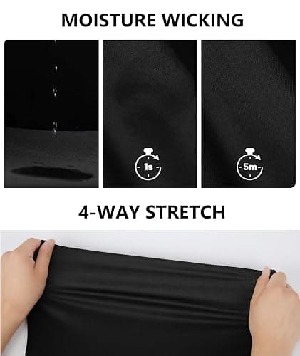 ZITY Mens Golf Shirt Short Sleeve Sport Moisture Wicking Performance Print Golf Polo Shirts for Men Collared Casual T-Shirt thumbnail 5