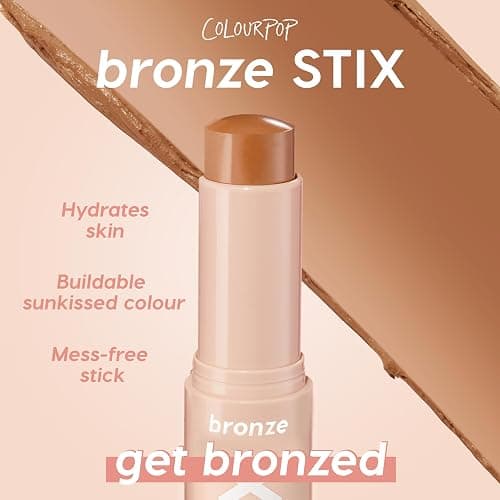 ColourPop Cream Bronzer Stick - Blendable Cream Contour & Glowy Summer Makeup with a Natural, Matte Finish - Buildable Formula for Shimmer-Free, Sun-Kissed Warmth - Laguna Beach (0.28 oz) thumbnail 3