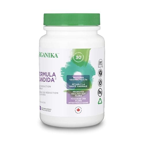 Organika Canadian-Made Formula Candida- Yeast Reduction Formula, Feminine Health Support, Probiotics, All Natural Herbal Blend- 90vcaps thumbnail 5