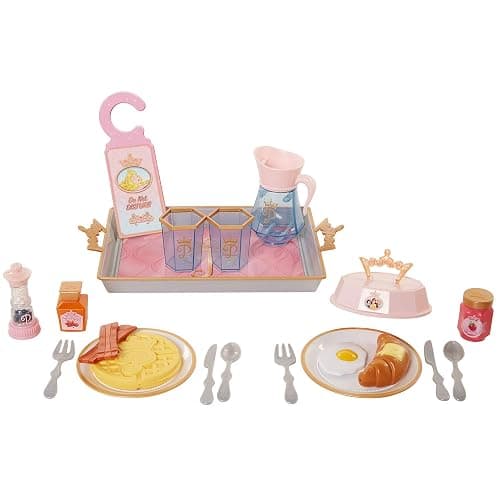 Disney Princess Style Collection Room Service Pretend Play Toy Set - with Serving Tray, Plate Cover, Pitcher & More for A Great Pretend Travel Experience - Girls Ages 3+ thumbnail 4