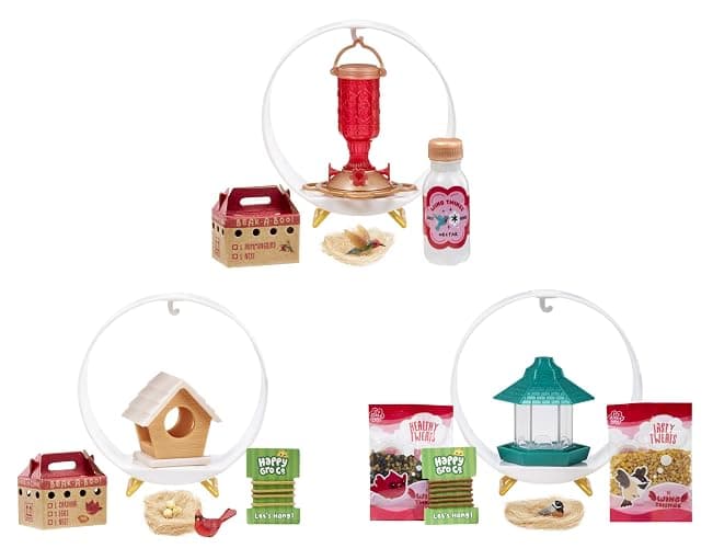 MGA's Miniverse Make It Mini Lifestyle Home Series 1 Birdfeeders Bundle (3 Pack) Mini Collectibles, Mystery Blind Packaging, DIY, Resin Play, Replica Items, Collectors, 8+ - Image 1
