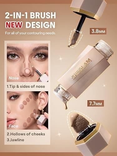 SHEGLAM Precision Sculpt Liquid Contour Duo-Brown Sugar thumbnail 3