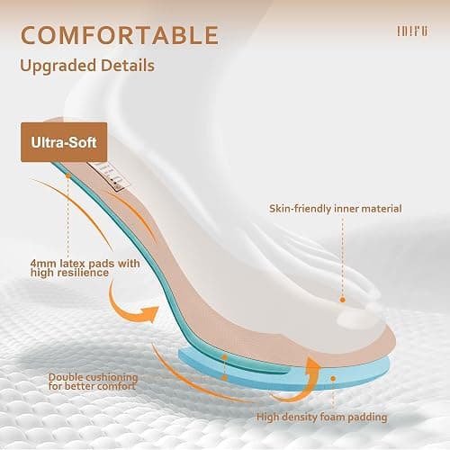 IDIFU Women's IN2 Pedazo Dress Shoes Low Block Heels Comfortable Chunky Closed Toe Ankle Strap Wedding Pumps thumbnail 6