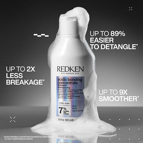 REDKEN Acidic Bonding Concentrate Shampoo, Sulphate Free for a Gentle Cleanse, Strengthens Bonds, Repairs Damage & Protects Hair thumbnail 2