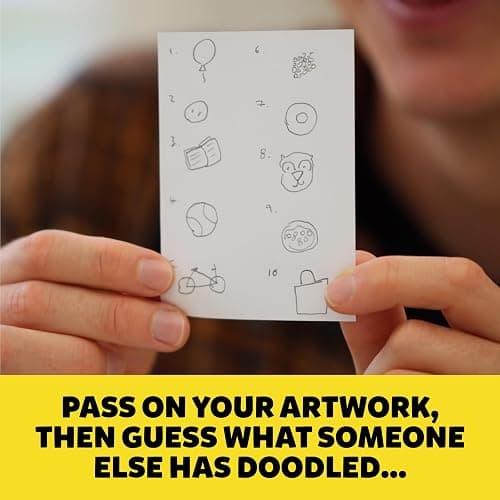 Six Second Scribbles: The frantically Fast and fantastically Fun Drawing Game | A Family Friendly Party Game for Children, Teens and Adults (New Edition) thumbnail 5