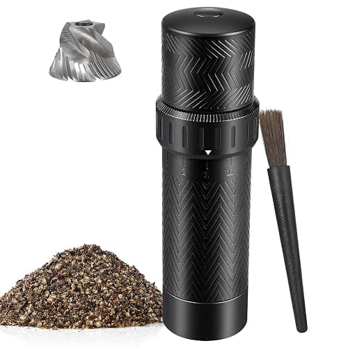 Heavy Duty Manual Pepper Grinder with More Pepper Output, Professional Grade Pepper Mill Refillable Set and Coarseness Can Be Adjusted Externally thumbnail 9