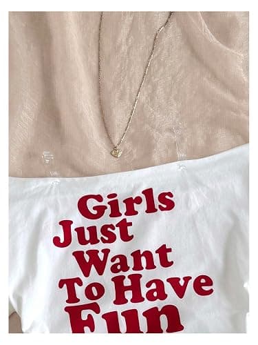 RoseSeek Girl's Off The Shoulder Letter Graphic Tees Short Sleeve Ruched Bowknot T Shirts Cute Crop Tops thumbnail 3