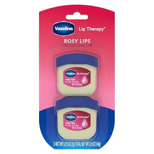 Vaseline Lip Therapy Lip Balm Mini 2 Pack Rosy 0.25 oz - Image 1