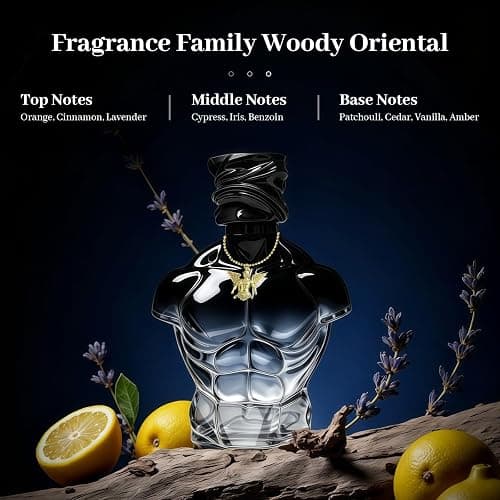 NEORBIS God’s Physique Men’s Cologne, Woody Oriental Eau de Parfum, Long Lasting Masculine Fragrance with Unique Muscle Torso Bottle, Luxury Cologne for Men, Ideal Gift for Him for Dating, Work, Party thumbnail 7