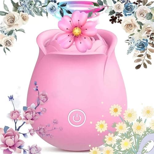 Enhanced 10 Mode 2026 New Purple Roses Flower Toy for Women, Whisper-Quiet & Waterproof Design Toys (Pink) - Image 1