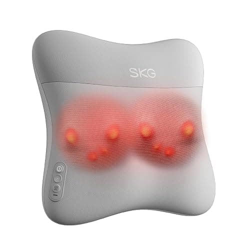 SKG Cordless Back Massager for Pain Relief Deep Tissue 4D Back and Neck Massager with Dual Sided Heat Christmas Gifts for Men and Women Dad Mom Grandpa - Image 1
