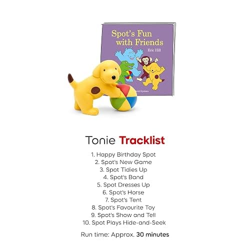 Tonies Spot's Fun with Friends Audio Toy Figurine from Eric Hill, narrated by Celebrity Voices thumbnail 5