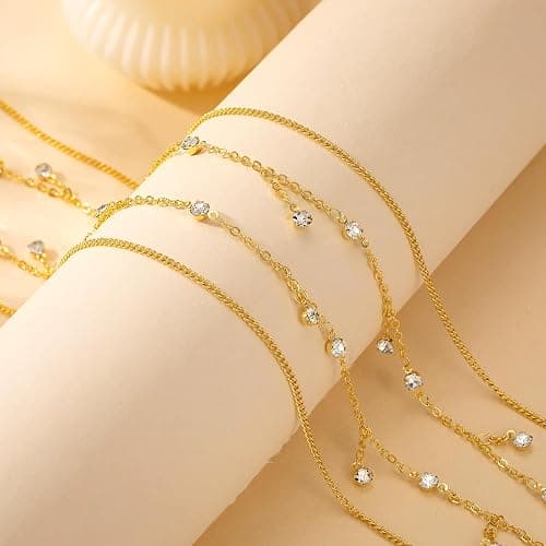 CHESKY Waist Chain for Women, Dainty 14k Gold Plated Waist Beads Gold Chain Belt for Womens Simple Body Chain Jewelry for Womens Belly Chain Y2k Belt Accessories Gold Jewelry for Women Gifts thumbnail 7