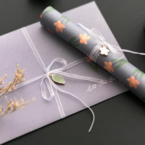 CSLEIAN 72 Pcs Stationery Paper Envelopes Set Includes 24 Lined Writing Paper & 12 Envelopes, Lovely Floral Cute Letter Writing Stationary Paper Envelopes Kit for Girls Office School Supplies(6Style) thumbnail 2