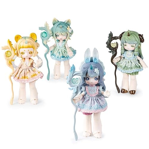 Antu Cute Beast Magic Series Single Box (Contains 1 Figure), 1/12 BJD Dolls Random Design Cute Figures Collectibles Birthday Gift - Single Box