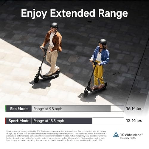 Segway Ninebot E2 Plus II/E2 Pro/E3 Pro Electric Scooter, 15.5–20 MPH, Long Range, Dual Elastomer Suspension (E3 Pro only), Foldable Adult Scooter, UL 2272 & 2271 Certified thumbnail 5