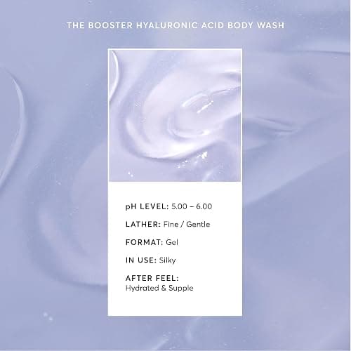 Naturium The Booster Hyaluronic Acid Body Wash, Hydrating & Moisturizing plus Minimizes Dryness, with Glycerin & Vitamin B5, 16.9 oz thumbnail 5