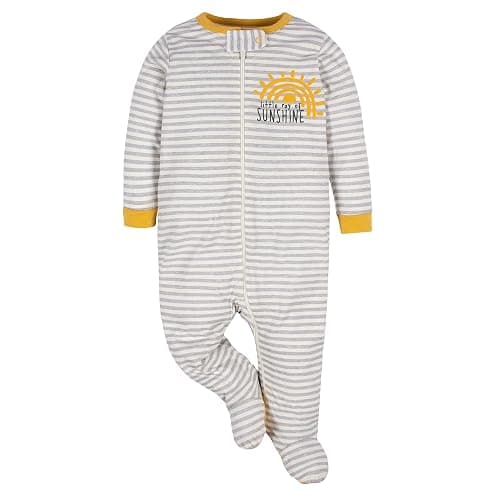 Gerber Baby Girls 4-Pack Sleep 'N Play Footie thumbnail 2