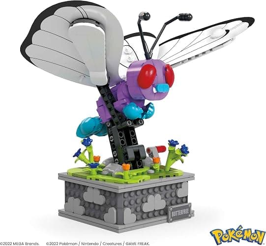 MEGA Pokémon Building Toys Set, Motion Butterfree with 605 Pieces, 7 Inches Tall, Moving Wings, Kids or Adult Collectible thumbnail 5