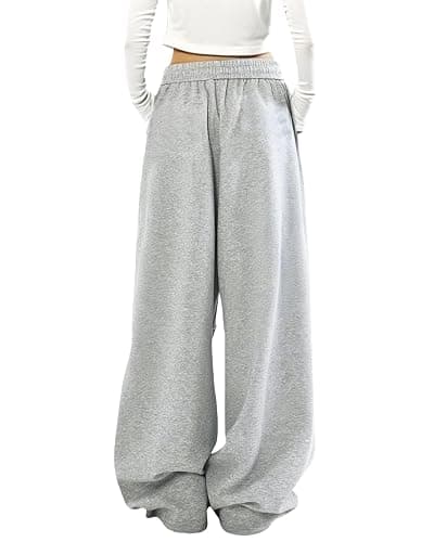 LuminBlaze Women Baggy Sweatpants Wide Leg Lounge Pants Comfy Joggers Fall Winter Outfits 2025 thumbnail 3