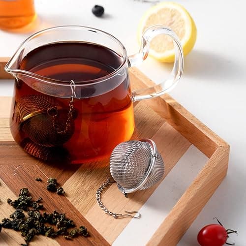 2PCS Premium Tea Infusers for Loose Leaf Tea - Upgraded Tea Strainers and Tea Balls for Flavoring Herbal Spices and Seasonings thumbnail 2