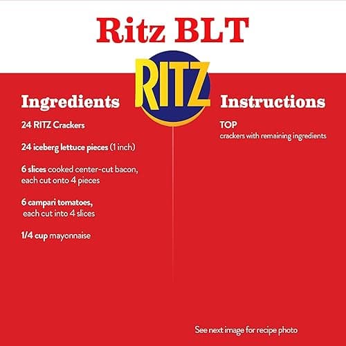 RITZ Fresh Stacks Original Crackers, Party Size, Christmas Stocking Stuffers, Holiday Crackers, 23.7 oz (16 Stacks) thumbnail 12