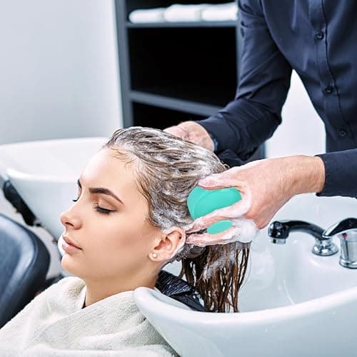 Oligei Scalp Massager 3 Pack, Scalp Scrubber, Scalp Brush Shampoo Brush, Hair Massager Scalp for Scalp Exfoliator, Soft Silicone Scalp Massager Hair Growth for Dandruff Removal thumbnail 7