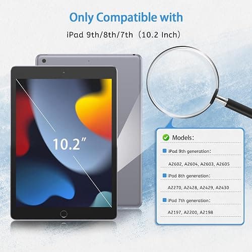 MOBDIK 2 Pack Paperfeel Screen Protector Compatible with iPad 9/8/7 (10.2 Inch, 2021/2020/2019, 9th/8th/7th Generation), Crafted for Natural Writing, Anti Glare with Easy Installation Kit thumbnail 2
