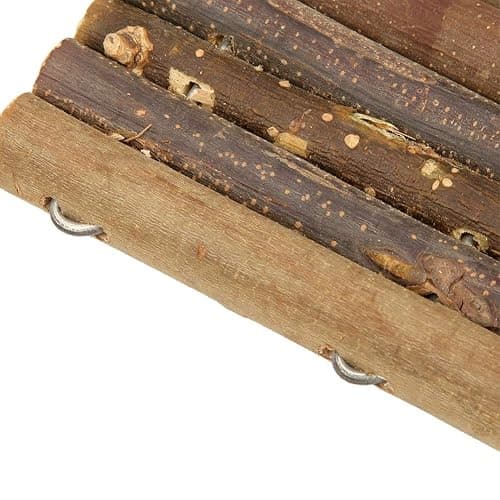 Pont Bois Hamster, Cachette Tortue Échelle en Bois Reptile Cachette Maison Clôture Pont pour Reptile Lézard Tortue Hérisson Petit Animal Chew Toy (Moyen) thumbnail 7