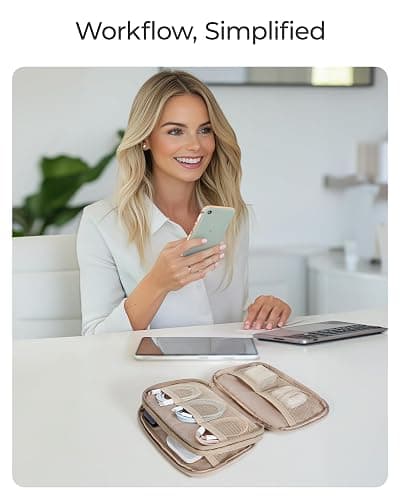 BAGSMART Electronics Organizer KHAKI thumbnail 2