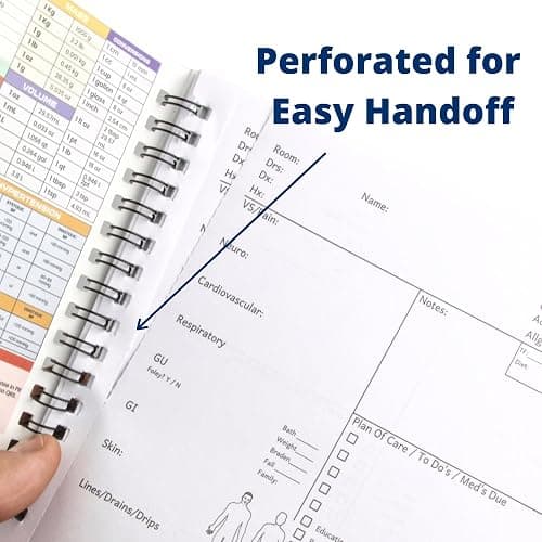Field Equipt Nurse Essentials Report Notebook for Work & Nursing School Clinical, Notepad Replaces Foldable Nursing Clipboard, RN Student Accessories & Gifts (Tall Size) thumbnail 5