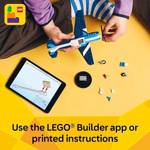 LEGO Creator 3 in 1 Aircraft Race Plane Toy - Building Toy with 3 Building Options, Airplane, Fighter Jet, or Helicopter - Gift Idea for Kids, Boys and Girls, Ages 7+ - 31160 thumbnail 6