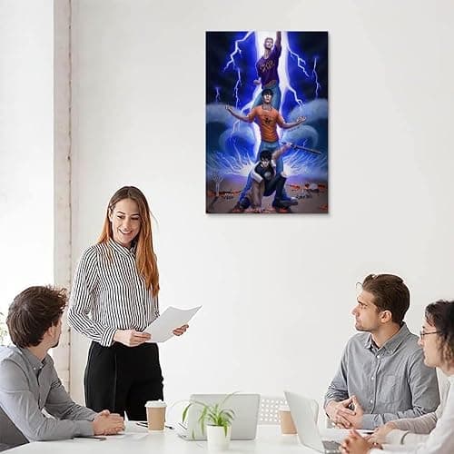 Room Aesthetics And Decor Anime Percy Jackson Grace Nico Di Angelo Art Poster Decorative Painting Wall Art Deco Posters Canvas Printing Canvas Poster Room Aesthetic Decorative Wall Art Print Family B thumbnail 5