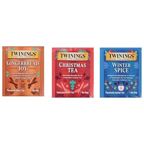 Twinings Winter Tea Collection, Limited Edition Holiday Gift Box, 20 Count (Pack of 3), Includes Christmas Tea, Winter Spice, and Gingerbread Joy, Enjoy Hot or Iced, 60 Teabags thumbnail 3