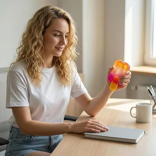 Cheese Squishy, Various Shapes Big Brain Cheese Stress Ball Realistic Design, Anxiety Relief Fidget Toy Sensory Toys For Adults & Kids (G1) thumbnail 2