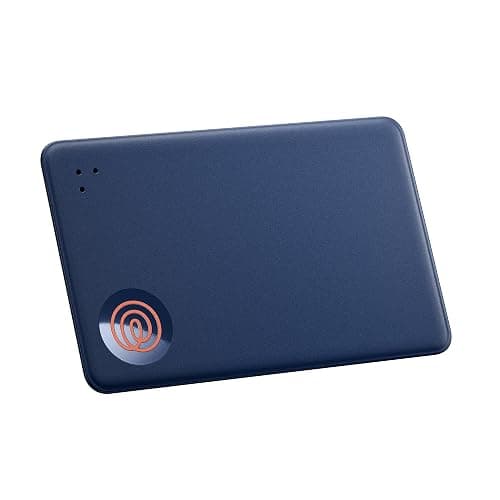 Life360 Tile Slim - Wallet Finder, Bluetooth Tracker and Item Locator for Luggage Tags, Passports and More. Both iOS and Android Compatible. Phone Finder. 1-Pack (Navy Blaze) - Image 1