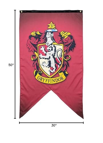 Harry Potter Wall Banner - Large Size 30" x 50" - Indoor Fabric Banner (Gryffindor) thumbnail 3
