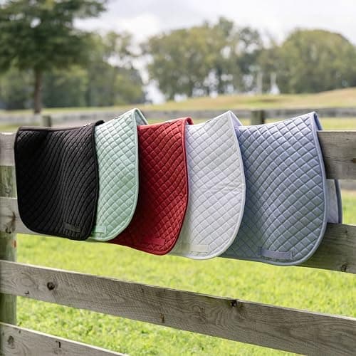 TuffRider Basic All Purpose Horse Riding Saddle Pad | Wither Relief Brushed Underside for Training and Competition thumbnail 4