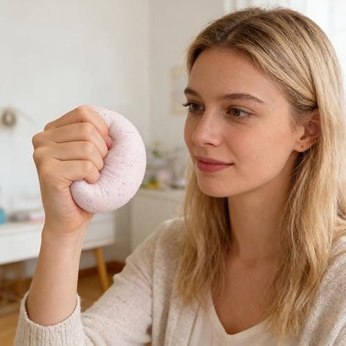 Nee Doh Snowball Stress Relief Squishy Toys, Squeeze&Play Sensory Fidget Toys for Adults Anxiety Relief Slow Rise Portable Desk Toys, Easter Basket Stuffers Birthday Gifts thumbnail 6