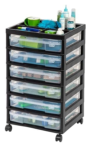 IRIS USA Scrapbook Storage Cart