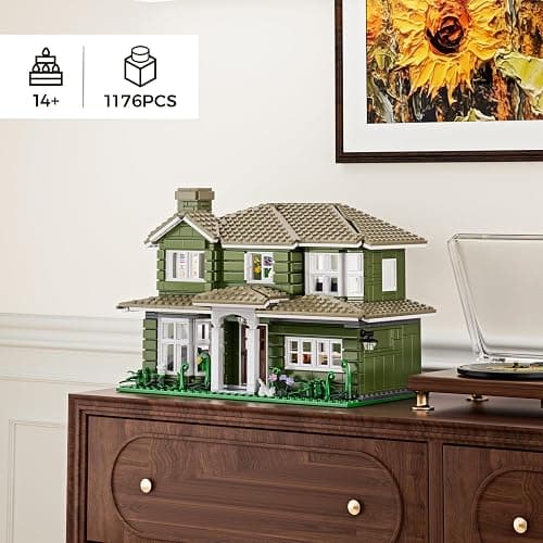 Modern House Building Set, Warm Family Comedy TV Sitcoms The Dunphy's House Building Set Compatible with Lego Gifts for Fans and Adults and Girls Aged 14+ (1176 PCS) thumbnail 2