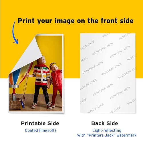 Water Slide Decal Paper Inkjet 20 Sheets A4 Size Premium Water-Slide Transfer Paper Clear Transparent Printable Water Slide Decals for Tumblers, Mugs, Glasses DIY Christmas Gift thumbnail 4
