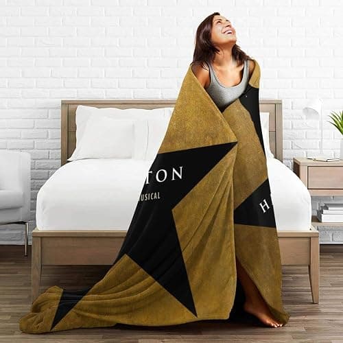 RREFXCDFGRF Hamilton Music The and Musical Blanket Flannel Fleece Blankets Fashion Cozy Living Room Couch Bedroom Home Sofa Decor 40"x30" | Cozy, Musical, Fashion, Home, Bedroom, Living Room, Sofa, Couch, Decor, Blankets thumbnail 5