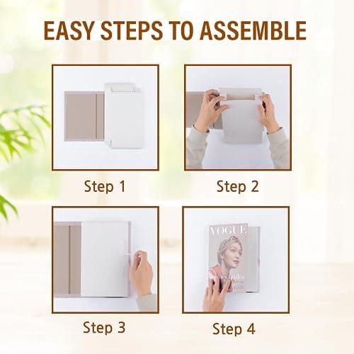 PROBENEX Decorative Books_White – Fake Books for Home & Room Decor, Aesthetic Shelf & Designer Set - White_large thumbnail 6