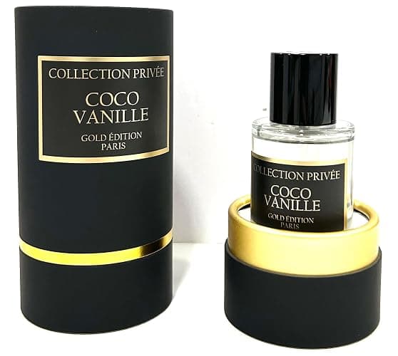Parfum COCO VANILLE Collection Privée Nouvelle Edition (Gold Edition), Idée Cadeau, un parfum longue durée et unisexe de 50 ml, fabriqué en France (COCO VANILLE) - Image 1