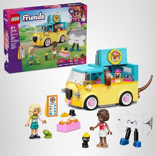 LEGO Friends Pet Accessories Van Building Toy for Girls & Boys - Pretend Play Set for Kids, Ages 6+ - W/Nova & Aliya Minidolls, 3 Pet Figures, & Accessories - Gift Idea for Birthdays - 42678 thumbnail 7