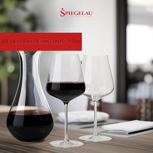 Spiegelau & Nachtmann Juego de 2 copas para vino burdeos, 750 ml, Definition, 1350165 thumbnail 4