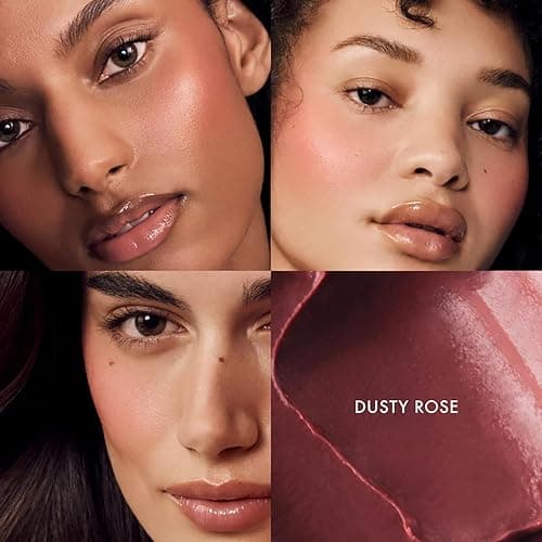 Summer Fridays Blush Butter Balm - Skincare-Infused Hydrating Cream Blush with Hyaluronic Acid, Ceramides, & Shea Butter for a Dewy Flush of Color - Cheek and Lip Tint - Dusty Rose (0.14 Oz) thumbnail 3