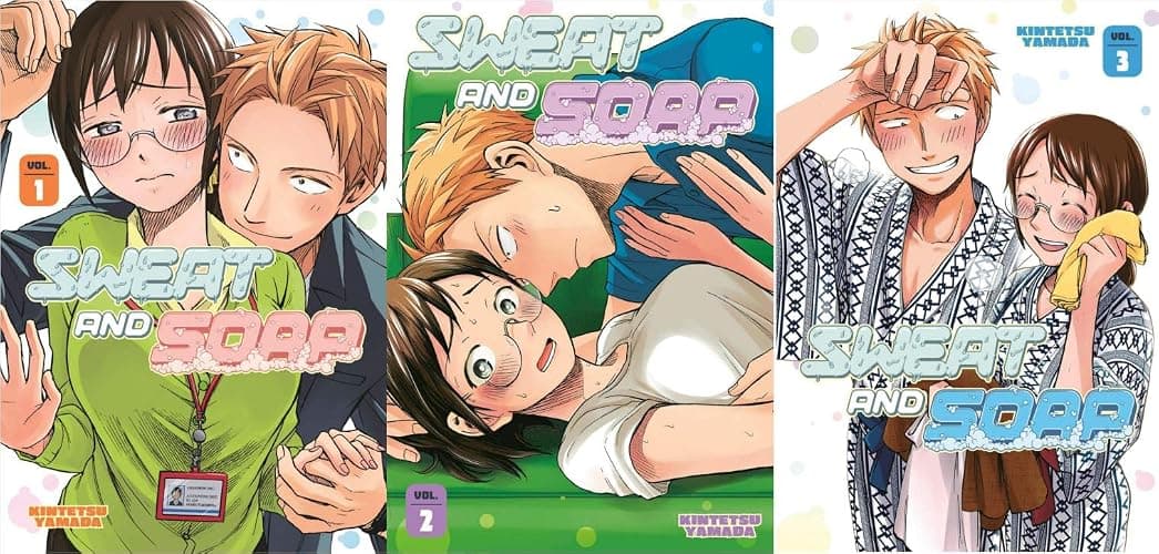 Sweat and Soap Manga Complete Collection Set Volumes 1-11 by Kintetsu Yamada thumbnail 2